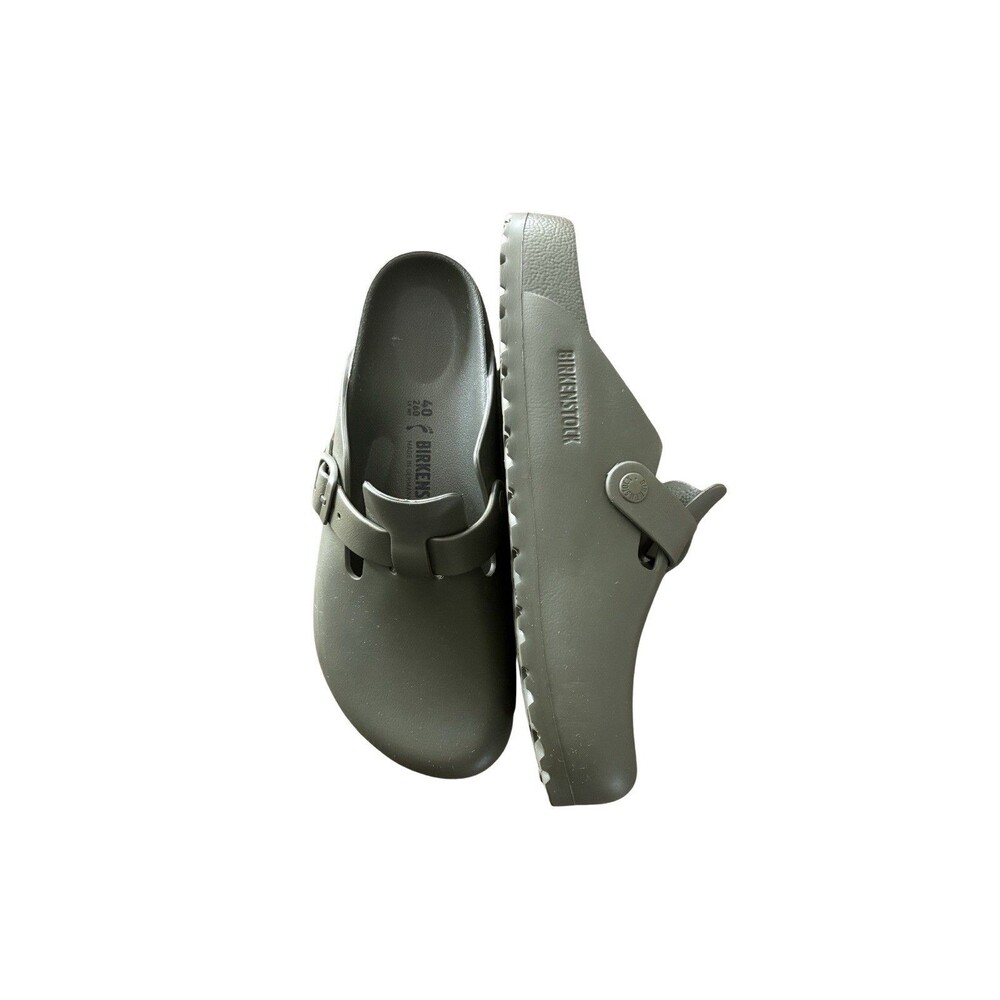 Birkenstock Boston Essentials EVA Clogs Khaki/Olive Size 40 EU,Women’s 9,Men’s 7 - Picture 3 of 5
